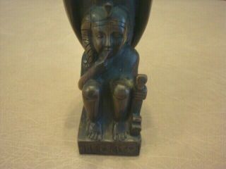 Vintage AGI Artisans Guild International EGYPTIAN FALCON GODDESS STATUE Figurine 2