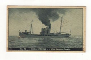 W.  C.  Douglass - Latest British Warships Hms Syringa Mine Sweeping Trawler