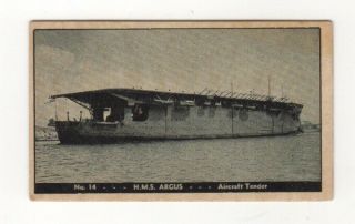 W.  C.  Douglass - Latest British Warships Hms Argus,  Aircraft Tender