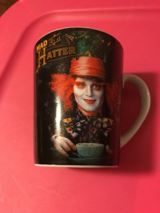 Disney Alice In Wonderland Mad Hatter Mug Blockbuster Exclusive - Htf