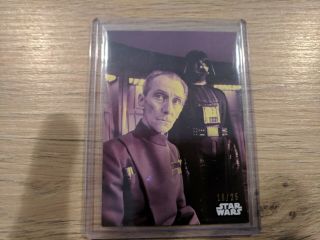 2018 Star Wars Anh B&w 38 Frightful Agents Of The Empire Purple Parallel /25