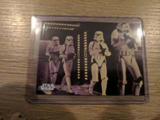 2018 Topps Star Wars Anh B&w 94 Searching For The Rebels Purple Parallel /25