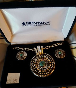 Nwt Montana Silversmiths Earring and Necklace Set 2