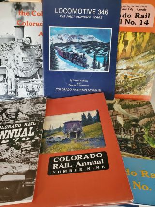 Colorado Rail Annuals Nos.  8,  9,  11 And 14,  Plus Collected Co.  Rail Annual