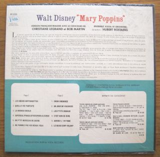 WALT DISNEY ' S MARY POPPINS IN FRENCH 12 