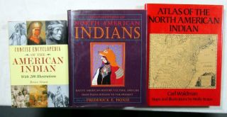 Indians (3) Books – American Indians,  North American Indians,  Atlas Of Indians