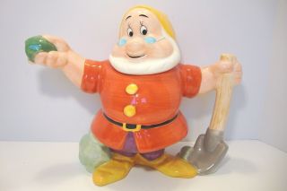 Treasure Craft Disney Snow White Doc Dwarf Porcelain Teapot