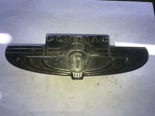1937 Pontiac Emblem Nameplate For Trunk.