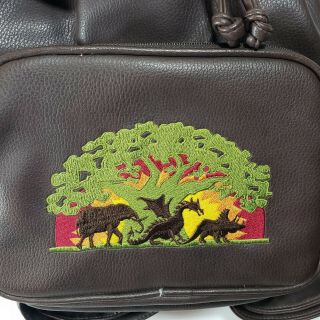 Disney Animal Kingdom Brown PVC Backpack 3