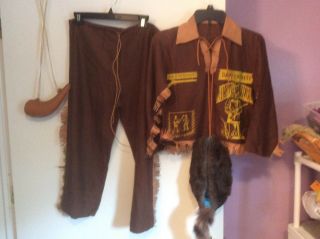 Vintage Davy Crockett Outfit Costume 1950 