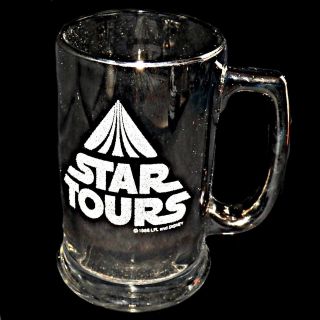 Vintage 1986 Disneyland Lucasfilm Star Wars Tours Ride Tomorrowland Stein Mug 8