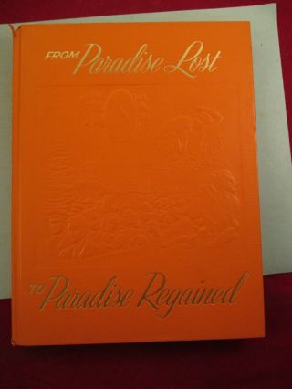 1958 Paradise Lost To Paradise Regained Watchtower Jehovah
