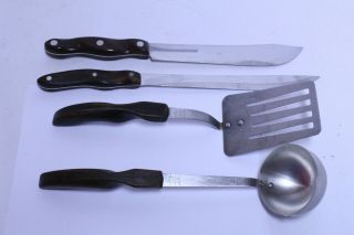 Set Of 4 Vintage Cutco Knives & Utensils No.  15 16 1023 1022
