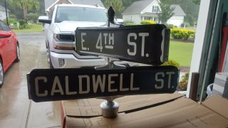 Antique Vintage Double Sided Metal Street Sign From Philadelphia Pa