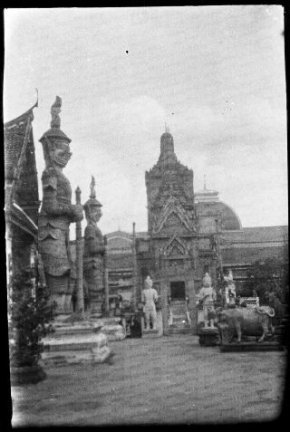 (07) Vintage 1931 Photo Negative - Siam / Thailand - See Scan For Details