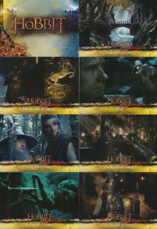 The Hobbit - The Desolation Of Smaug - 72 Card Base Set - Nrmt