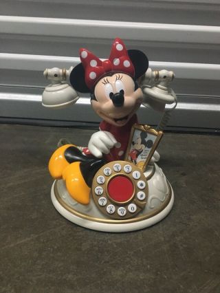 Vintage Disney Talking Minnie Mouse Desk Phone Telephone