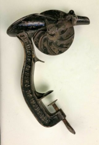 Antique Enterprise Cherry Stoner Pitter Cast Iron 1883 Patent