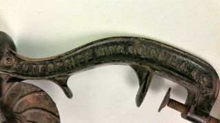 Antique Enterprise cherry stoner pitter cast iron 1883 patent 4