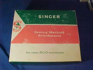 Box Vintage Singer Sewing Machine Attachments For 600 Models