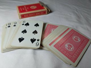 Vintage The Union League Club Chicago Playing Cards