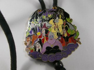 Disney Cast Member Exclusive Maleficent Bolo Id Lanyard All Villains