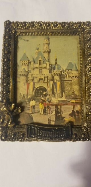 Disneyland Souvenir Picture Frame Vintage