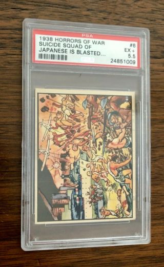 1938 Horrors Of War 6 Suicide Squad Of Japanese Is Blasted Psa Graded Ex,  5.  5