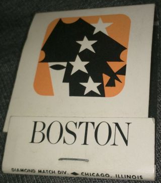 Playboy Club Boston Matchbook Patriot Bunny Massachusetts Ma Match Cover Hefner