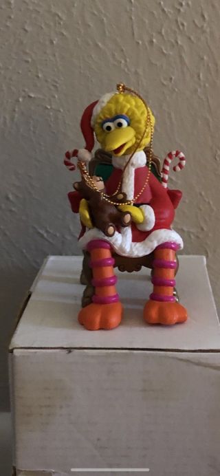 Grolier Jim Henson Sesame Street Big Bird 1992 Christmas Ornament 26232