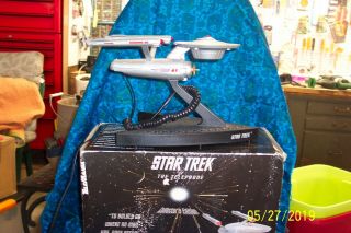 Vintage Telemania Star Trek U.  S.  S.  Enterprise Telephone Ncc - 1701 Phone 1993 Gift