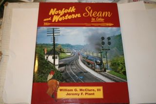 Book - - - Norfolk And Western Steam In Color (mcclure,  Iii / Plant)