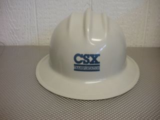 Csx Model 303 Off White Wide Brim Safety Hard Hat Side 6.  5 To 8