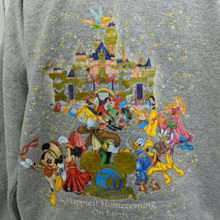 Disneyland Disney Resort 50th Anniversary Sweatshirt Sweater Hoodie Limited Med