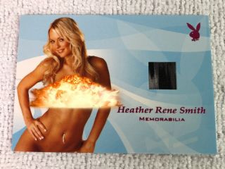 Playboy Heather Rene Smith Swatch Scent Perfume Card 2014 Benchwarmer Pink