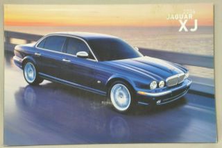 Jaguar 2006 Xj Brochure,  Large Multi Page Brochure With Color Chart