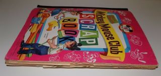 Whitman Mickey Mouse Club Scrapbook FILLED 60,  Vintage Kids Cards 2