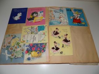Whitman Mickey Mouse Club Scrapbook FILLED 60,  Vintage Kids Cards 5