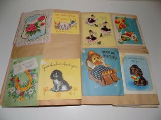 Whitman Mickey Mouse Club Scrapbook FILLED 60,  Vintage Kids Cards 7