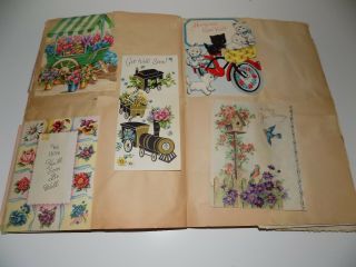 Whitman Mickey Mouse Club Scrapbook FILLED 60,  Vintage Kids Cards 8
