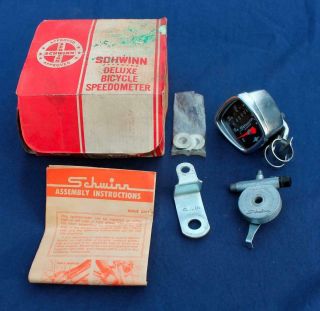 Vintage 1967 Schwinn Stingray Speedometer 24 - 26 " Sting - Ray