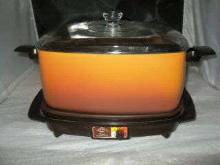 Vintage West Bend 5276 Slow Cooker Plus 6 Qt Automatic Crockpot Griddle Usa