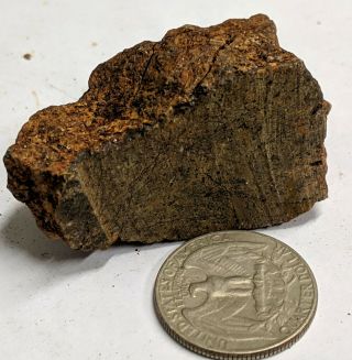 Cut 80 Gram Unclassified Nwa Meteorite (k5016)
