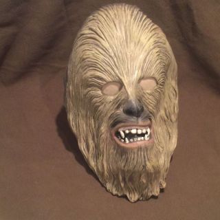 Vintage Latex Halloween Mask Star Wars Chewbacca 2005 Lucasfilm Ltd