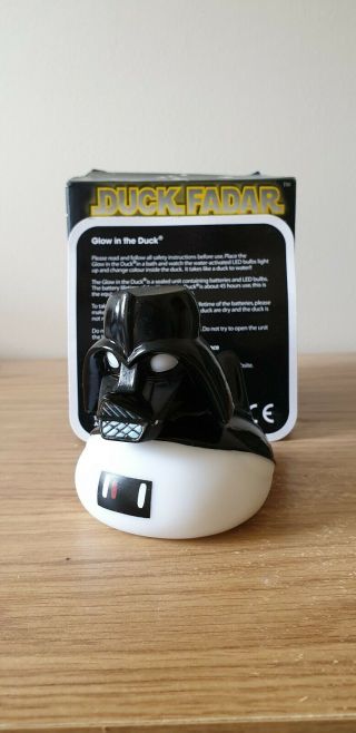 Darth Vader Colour Changing Glow in the Dark Star Wars Rubber Duck Memorabilia 4