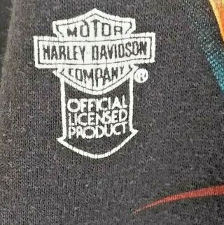 Rare Vintage James Dean/Harley - Davidson Tee Shirt 3