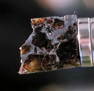 Admire Pallasite Meteorite,  3.  5 Grams,  Kansas