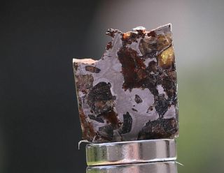 Admire Pallasite Meteorite,  3.  5 grams,  Kansas 3
