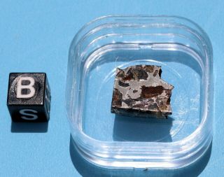 Admire Pallasite Meteorite,  3.  5 grams,  Kansas 5