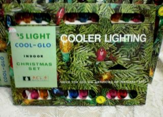 Vintage Acla Christmas Light Set 25 Cooler Lighting Indoor String Lights